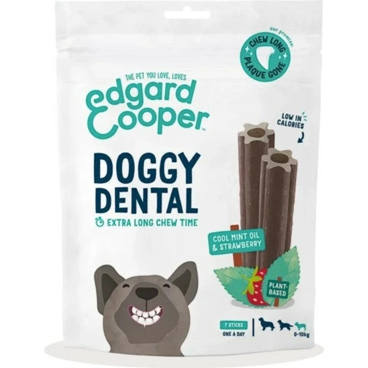 Edgard & Cooper Doggy Dental Small Fraise & Menthe 120g