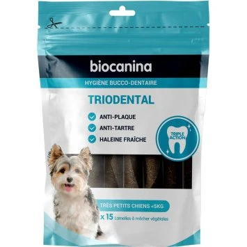 Biocanina Triodental Très Petits Chiens - 15 Lamelles