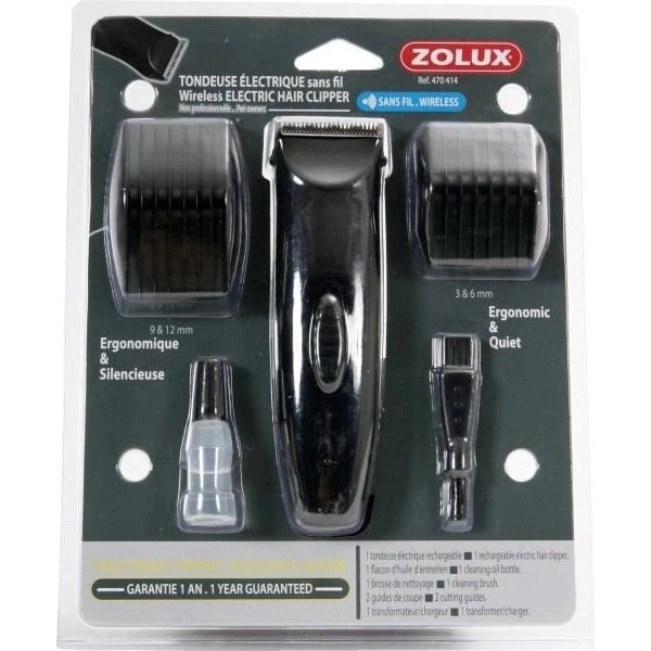 Zolux Kit Tondeuse Sans Fil pour Chien