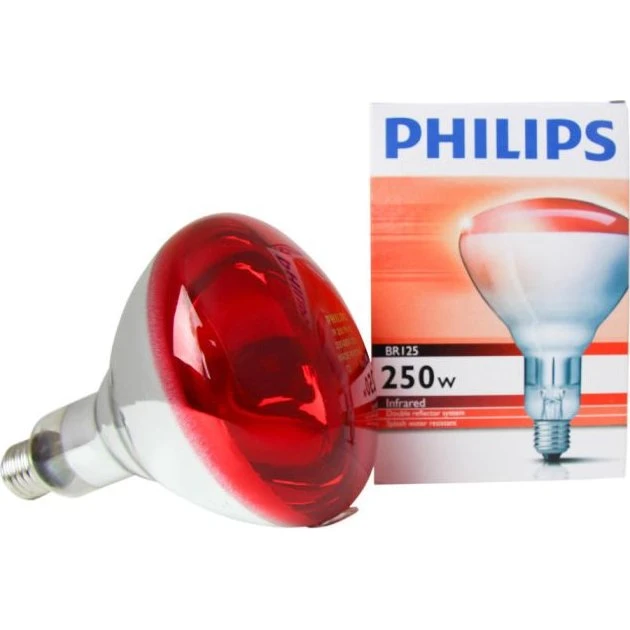 Philips BR125 IR 250W E27 Rouge