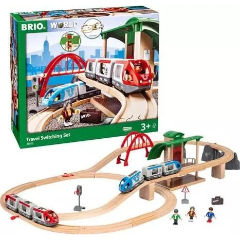 BRIO Circuit Plateforme Voyageurs – Train électrique & manuel 18m+