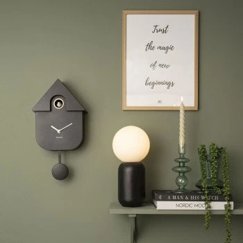 Karlsson Horloge Murale Coucou Moderne en Bois Clair