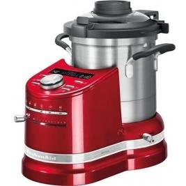 Kitchenaid Robot Cuiseur 4,5L 1500W Rouge Empire Argent