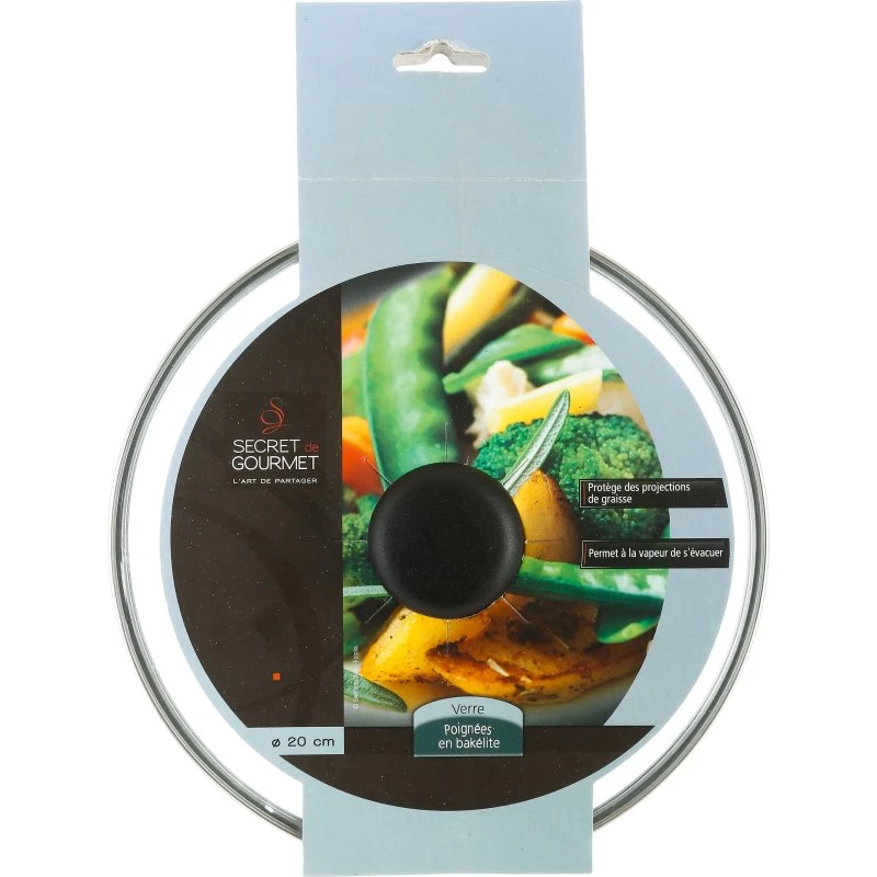 FIVE Couvercle Verre 20 cm Transparent