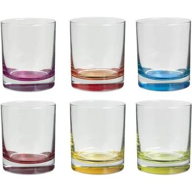 Atmosphera Lot de 6 Gobelets Bas Colori'Eau 30 cl