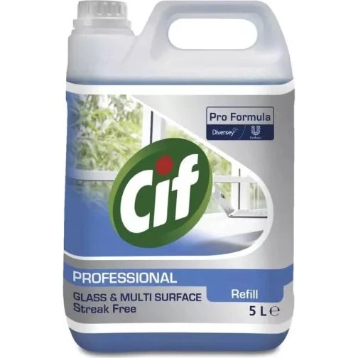 CIF Nettoyant Vitres & Surfaces Professional 5L