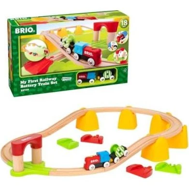 BRIO Mon Premier Circuit à Pile - 25 pièces (18 mois+)