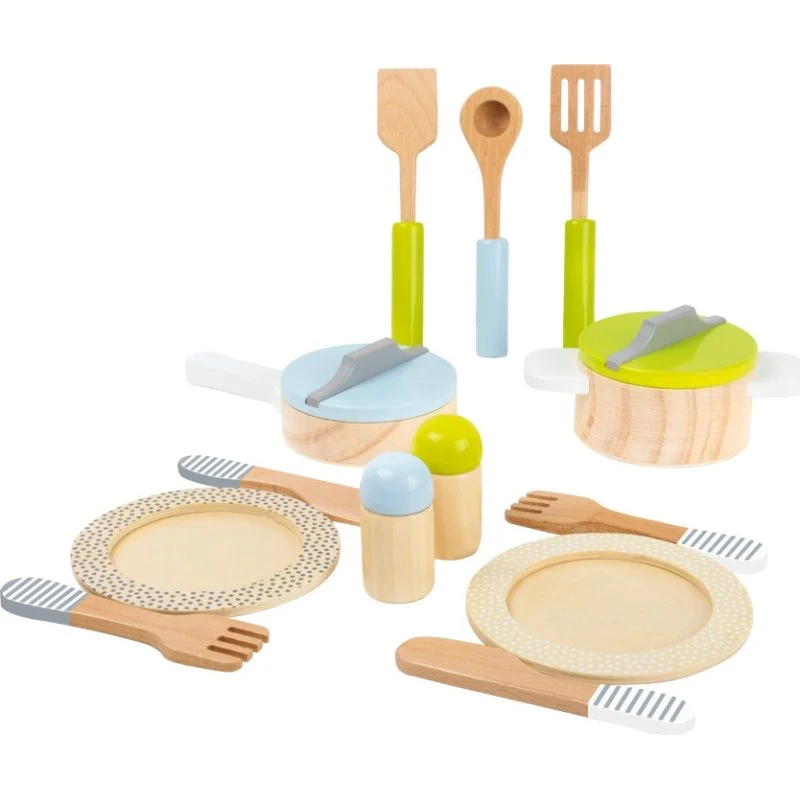 SMALL FOOT Ensemble Cuisine en Bois 15 Pièces