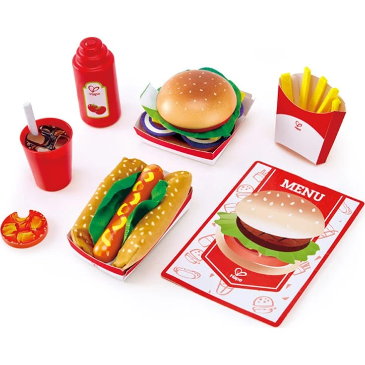 Hape Set de Fast Food – Jouet de Rôle pour Enfants 3+