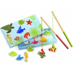 Fishing Tropic - Jeu de pêche magnétique 12 poissons
