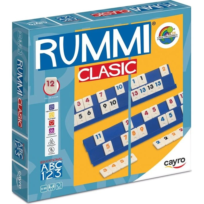 Cayro Rummi Classic - Jeu de société 2 à 4 joueurs