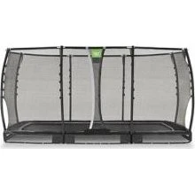 EXIT Allure Premium Trampoline enterré 244x427 cm noir