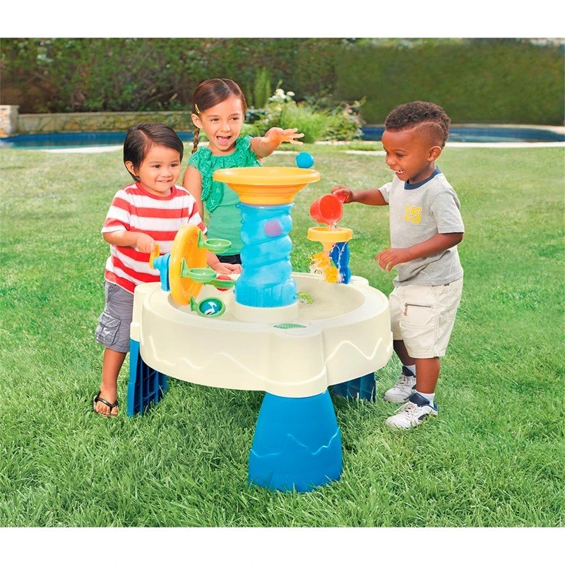 Little Tikes Table d'Eau Spirale Bleue 73x73x77,5 cm