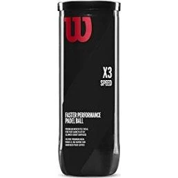 Wilson Premier Padel - Tube de 3 Balles Jaunes