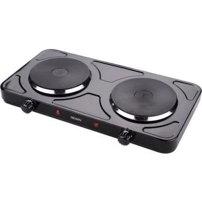 Triumph Plaque de cuisson 2 feux 2000W noir