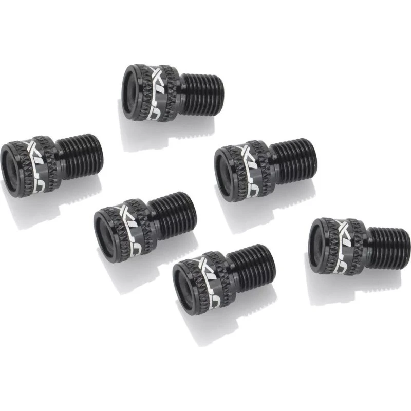 XLC PU-X08 Adaptateur Valve Schrader/Dunlop/Presta Noir