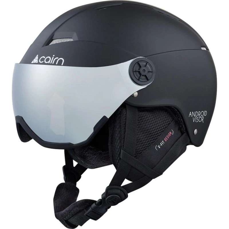 Cairn Android Visor Casque Visière Mat Black L