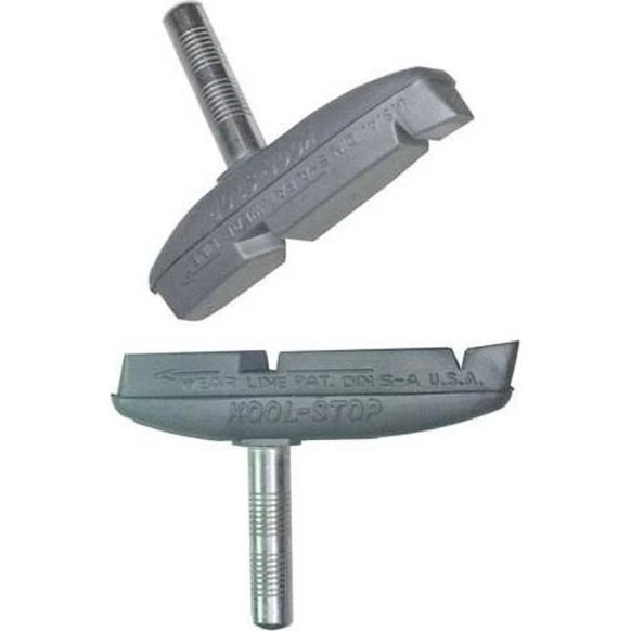 Kool Stop Eagle 2 Patins de Frein Cantilever Argent (2 pièces)
