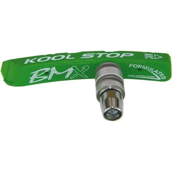 Kool Stop Patins de Frein BMX 78 mm Verts Asymétriques