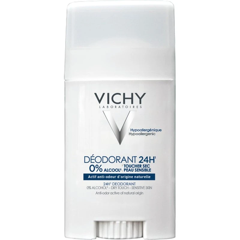 Vichy Déodorant Stick 24h Hypoallergénique Toucher Sec