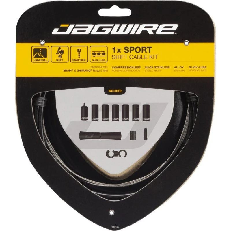 Jagwire Sport Shift Kit 1x Noir