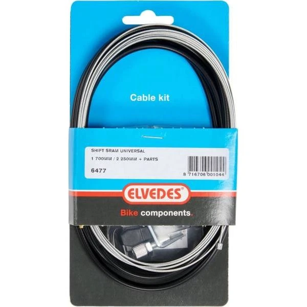Elvedes Câble de dérailleur universel noir 1,8m SRAM