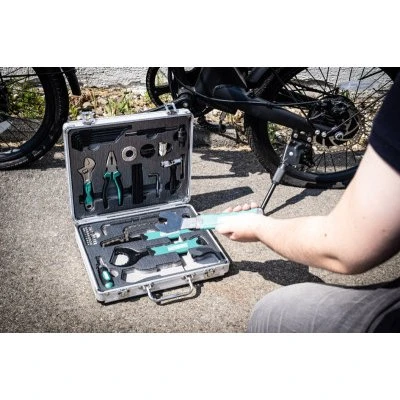 Brüder Mannesmann Jeu d'outils vélo 33 pièces multicolore