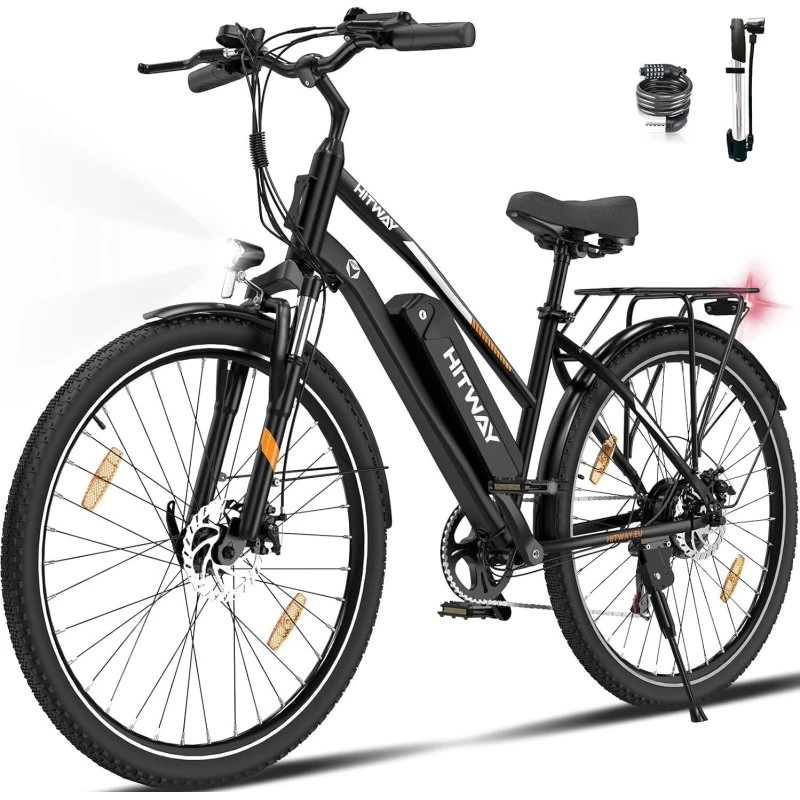 HITWAY VAE 28" Noir 250W 36V 13Ah Shimano 7 Vitesses