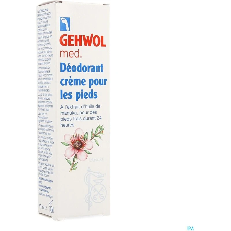 GEHWOL Crème Déodorante Pieds 75ml