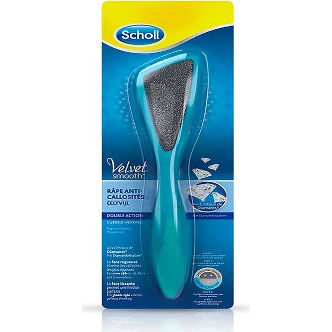 Scholl Velvet Smooth Râpe Double Face Cristaux de Diamants