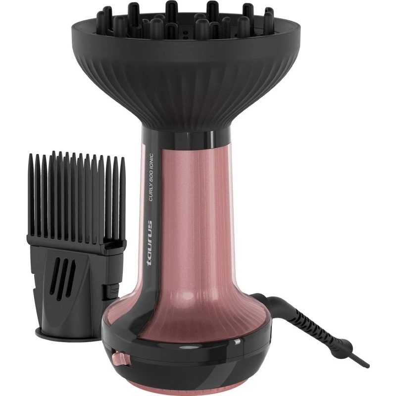 Taurus Curly 800 Ionic 800 W Rose et Noir