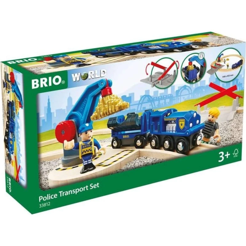 BRIO World - Circuit Police 33812 (17 pièces)