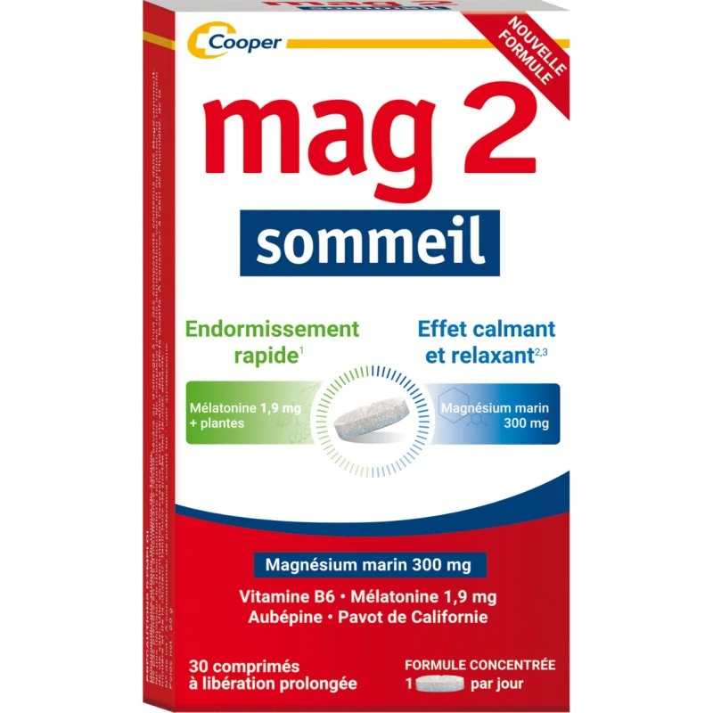 Cooper Mag 2 Sommeil 30 Comprimés