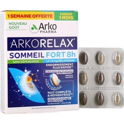 Arkorelax Sommeil Fort 8H - 15 comprimés