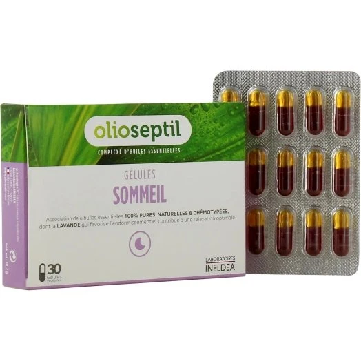Olioseptil Sommeil Détente Gélules Végétales 30