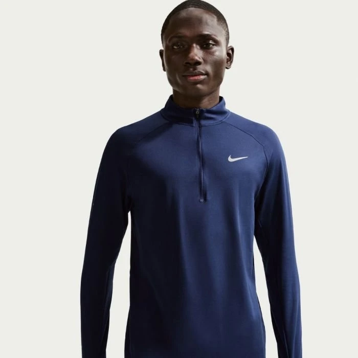 Nike Dri-FIT Stride Half Zip Midlayer Bleu Homme