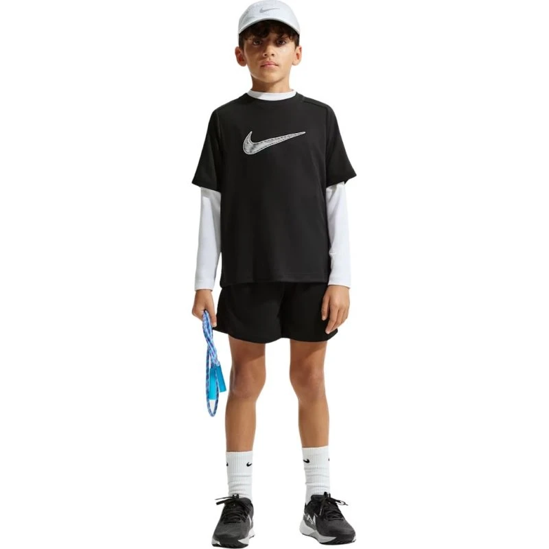 Nike T-shirt Dri-FIT Multi pour Enfant - Noir