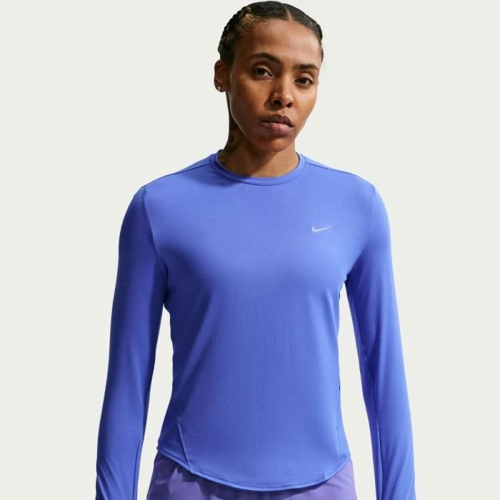 Nike Dri-FIT Swift UV Crew Long Sleeve Top Violet Femme
