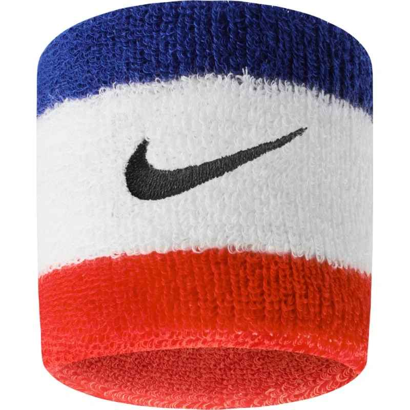 Nike Swoosh Wristbands 2-Pack - Habanero Red/Black