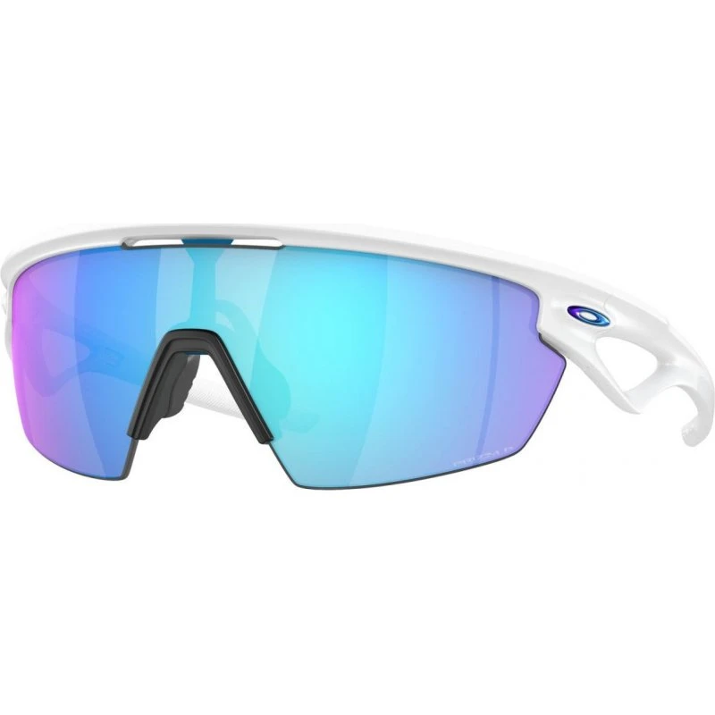 Oakley Sphaera Lunettes de Soleil Prizm Sapphire Matte White