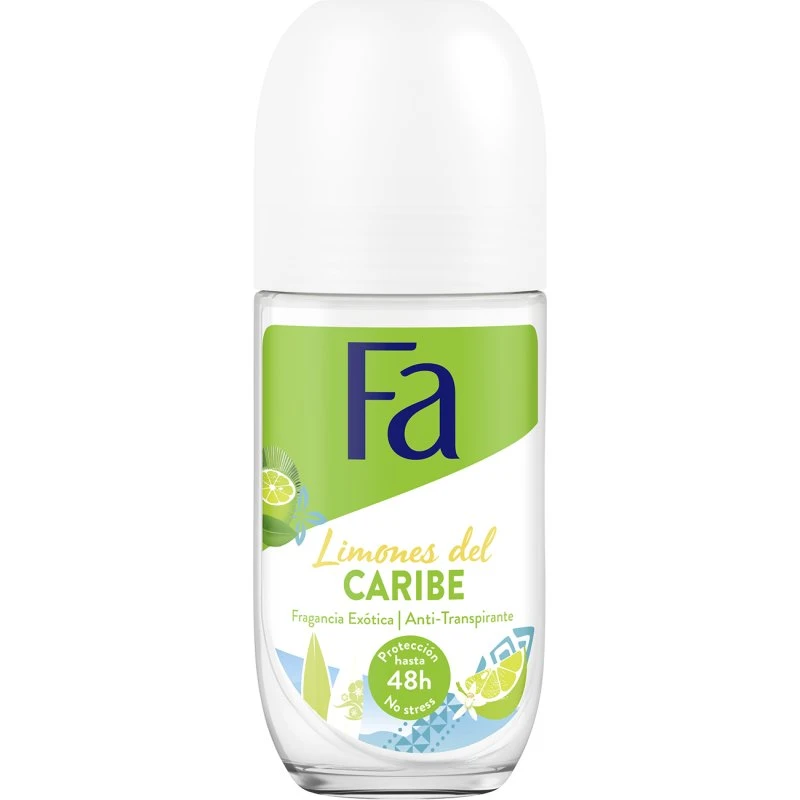 Fa Déodorant Roll-on Limons des Caraïbes 50 ml
