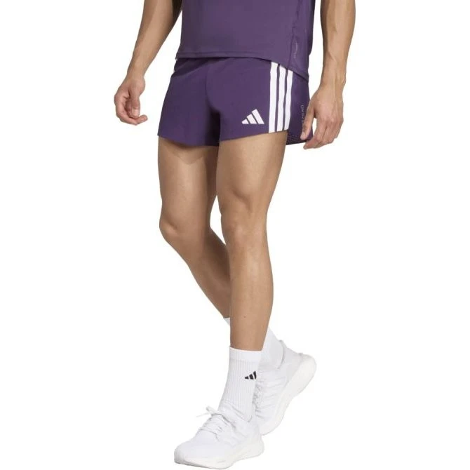 adidas Adizero Gel 3 Inch Shorts Homme - Violet - XS