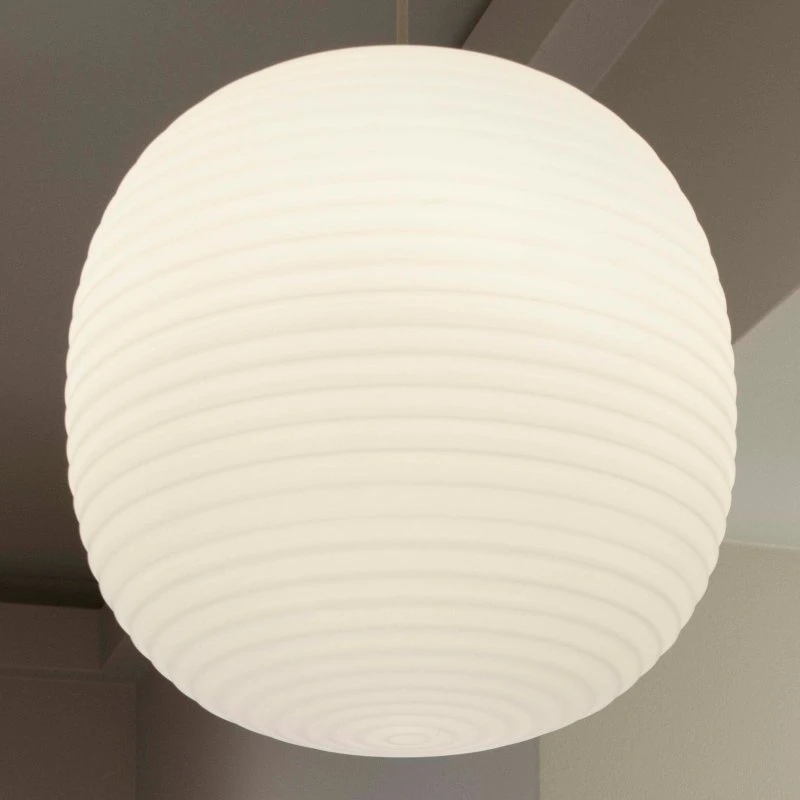 New Works Lantern Large - Suspension en verre opale