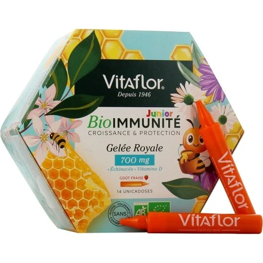 Vitaflor Apiculte Gelée Royale Bio 700mg Junior 14 Unicadoses