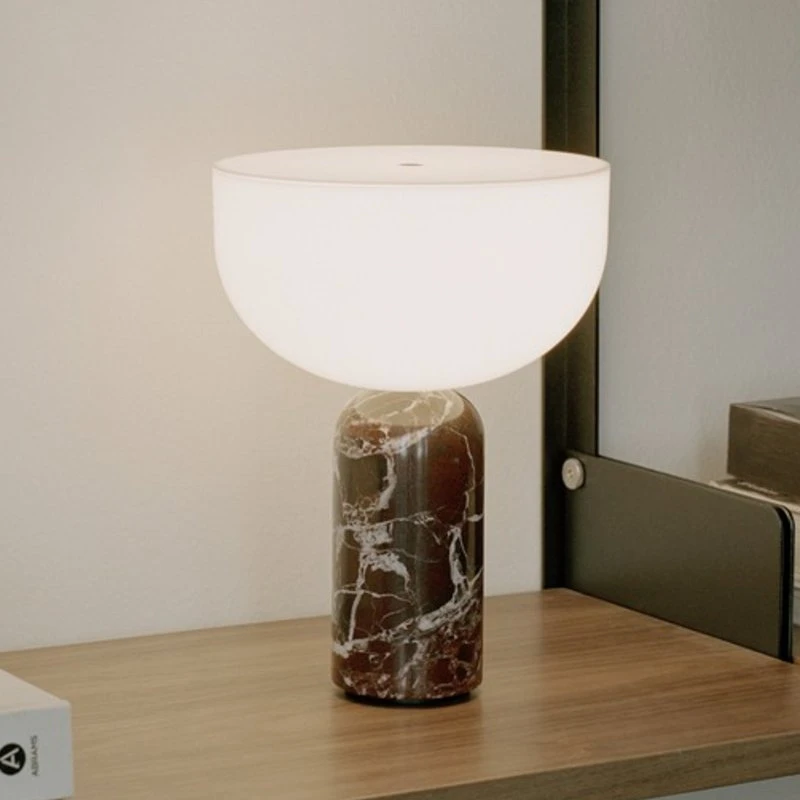 New Works Kizu Lampe de Table Portable Rosso Levanto