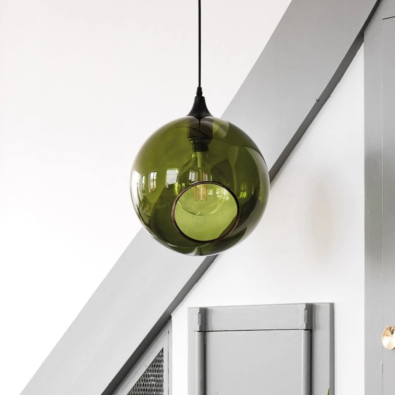 Design By Us Suspension Ballroom XL Army - Verre Vert