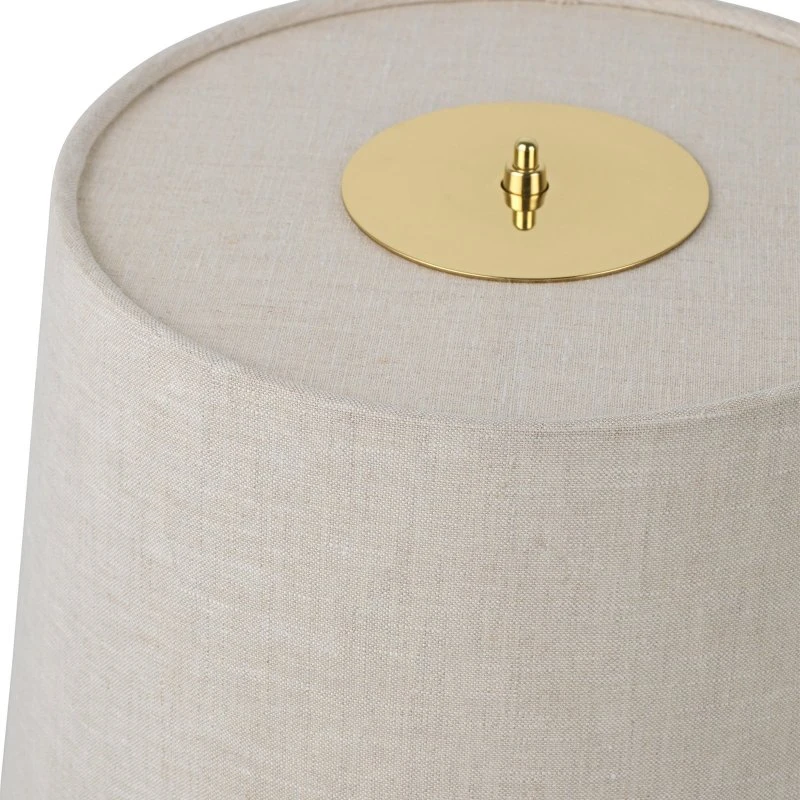 GUBI Lampe de Table 9205 Canvas - Laiton et Toile