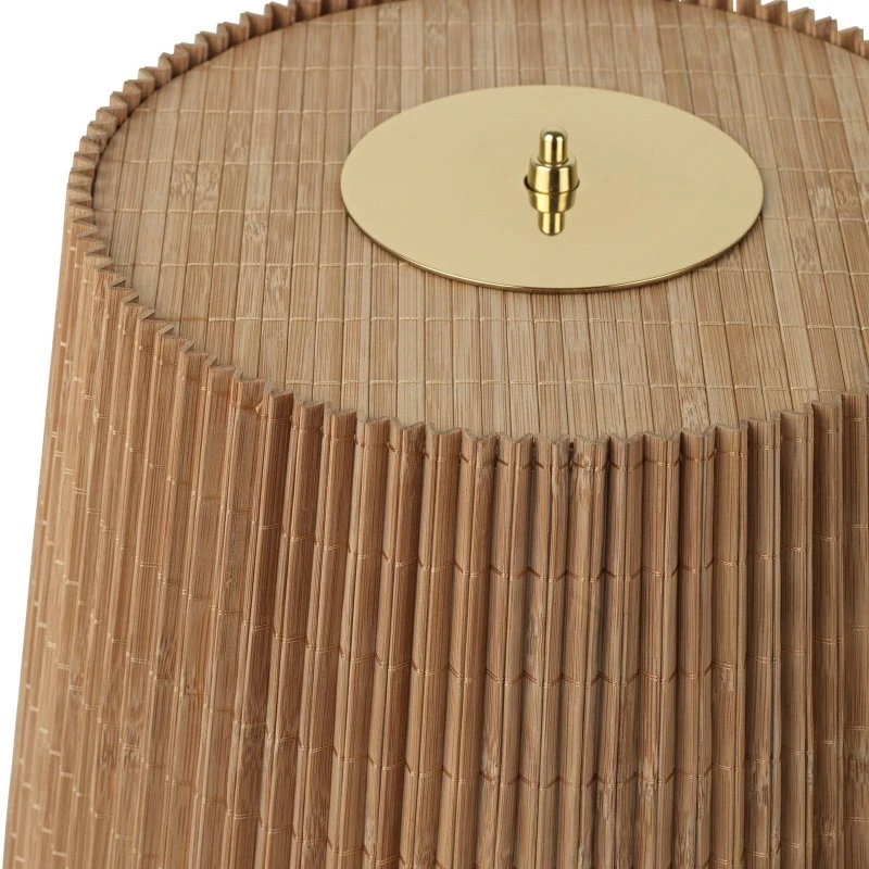 GUBI Lampe de Table 9205 en Bambou et Laiton