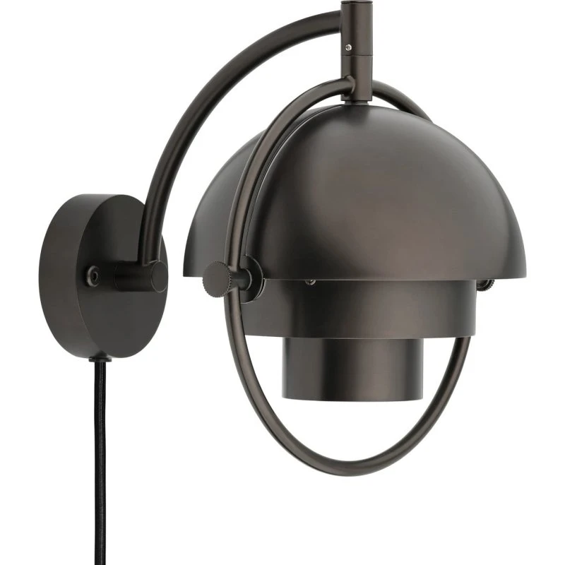 GUBI Applique murale Multi-Lite Noir et Laiton