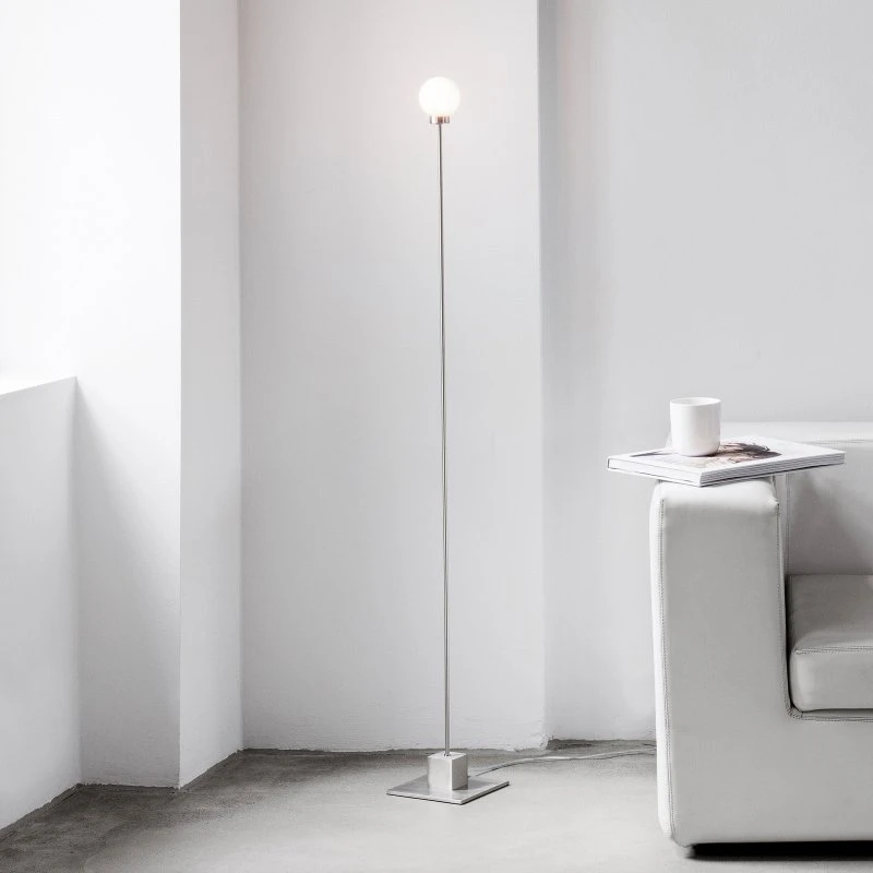 Northern Lampe sur pied Snowball D8 Steel
